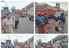 Wujud Pelayanan Prima, Kapolsek Pancurbatu Atur Lalin dan Seberangkan Pejalan Kaki.