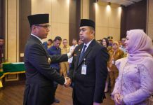 Lantik Erfin Fahrurrazi sebagai Penjabat Sekda, Rico Waas Minta Percepat Kinerja OPD Tanpa Langgar Aturan