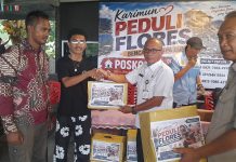 Bentuk Peduli, Relawan Karimun Peduli Flores Gelar Aksi Penggalangan Dana Untuk Bencana Di NTT
