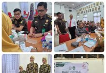 Peringati Hari Lahir Kejaksaan RI ke-81, Kejaksaan Negeri Serdang Bedagai Gelar Donor Darah dan Bakti Sosial