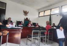 Sidang Penyampaian Replik JPU atas Eksepsi Terdakwa Risman Di Gelar di PN Pancur Batu