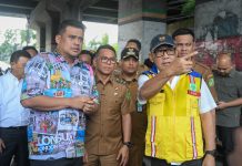 Bobby Nasution Tinjau Titik Banjir Letda Sujono, Penanganan Langsung Dipercepat