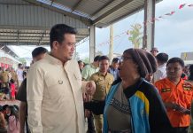Tinjau Pengungsi Sinabung, Bobby Nasution Pastikan Keselamatan Warga