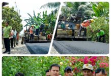 Wabup Sergai Adlin Tambunan Tinjau Pembangunan Ruas Jalan Penaga Desa Juhar Bandar Khalifah