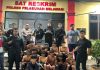 Tim Macan Polres Pelabuhan Belawan Tangkap 13 Pemuda Terlibat Geng Motor dan Tawuran, Sita 4 Sajam dan Ketapel