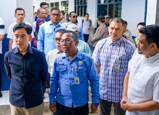 Gubernur Bobby Dampingi Wapres Gibran Tinjau Progres Rehabilitasi dan Rekonstruksi SMAN 1 Barus