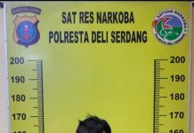 Bawa sabu 4,48gram, Warga Tanjung Morawa Diringkus Satresnarkoba Polresta Deli Serdang