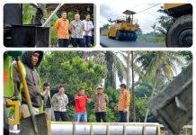 Wabup Sergai Adlin Tambunan Tinjau Pembangunan Jalan Sialang Buah–Pematang Kuala dan Jalan Sei Rejo–Bedagai